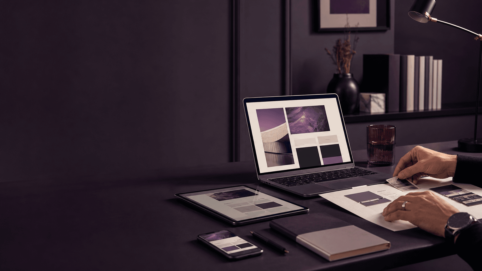 Proceso de diseño web en portátil, tablet y móvil